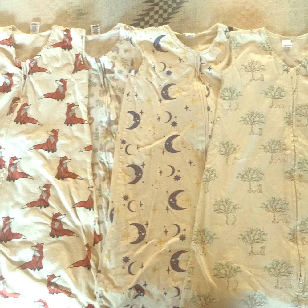 4 Touched By Nature Organic Cotton Sleep Sacks